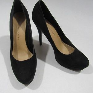 Lauren Conrad Black Suede Pumps Size 10